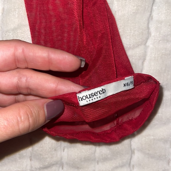 SOLD OUT Nadine Merabi Red Jumpsuit - Picture 13 of 14